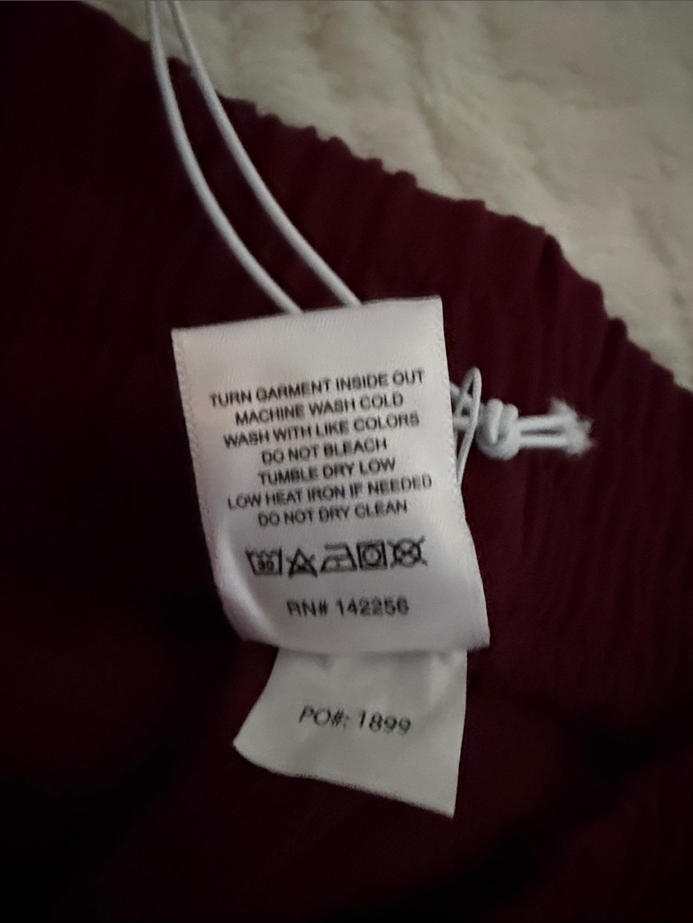 Figs Burgundy Yola Scrub Pants - Picture 3 of 4